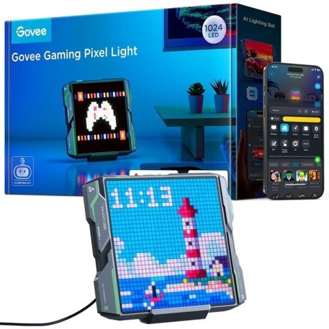 Add Some Retro Flavor To Your Home With This Pac-Man Gaming Pixel Light Deal 